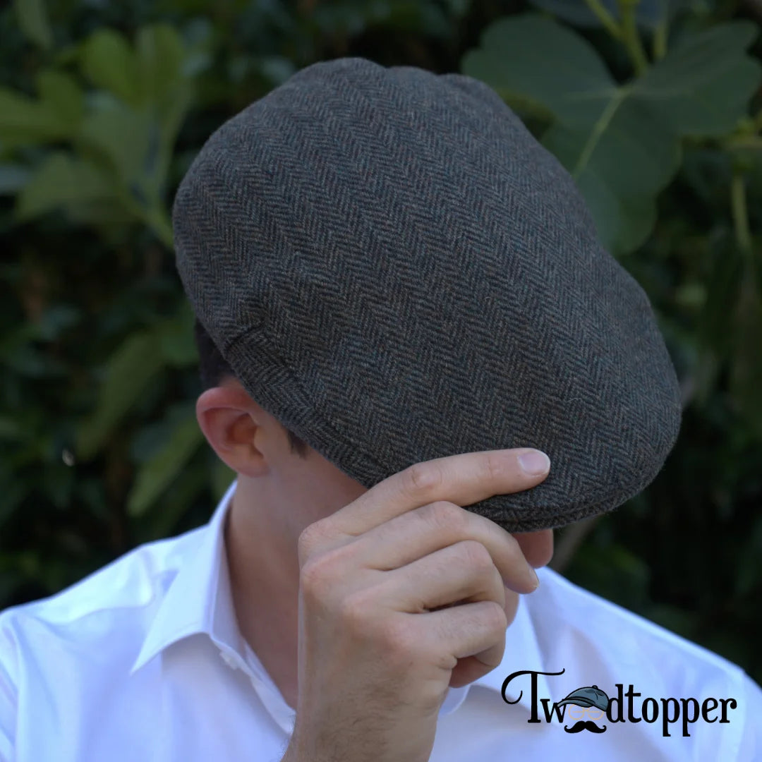 Tweedtopper's 100% Wool Flat Cap