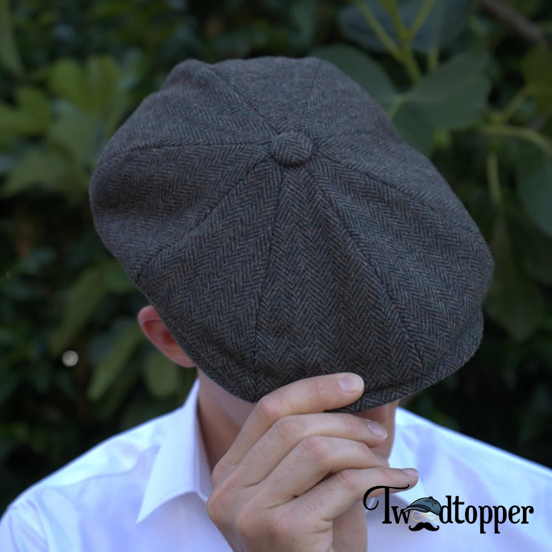 Tweedtopper's 100% Wool Flat Cap