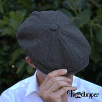 Thumbnail for Tweedtopper's 100% Wool Flat Cap