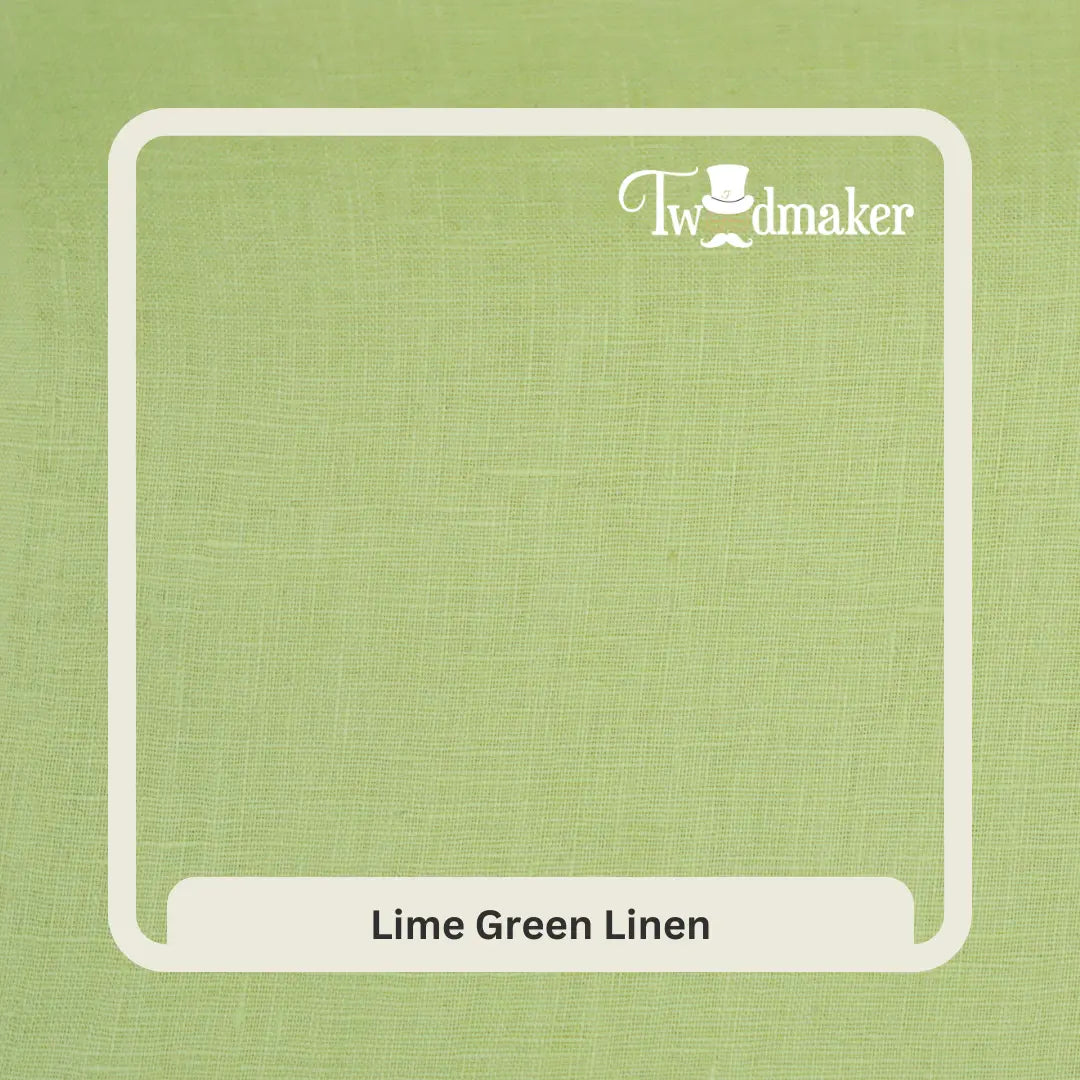 Lime Green Linen 3 Piece Suit