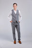 Grey Wool Stripe 3 Piece Suit *NEW*