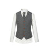 Grey Wool Stripe 3 Piece Suit Suits