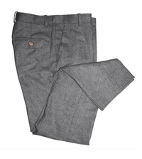 Thumbnail for Grey Classic Tweed Trousers USA Clearance